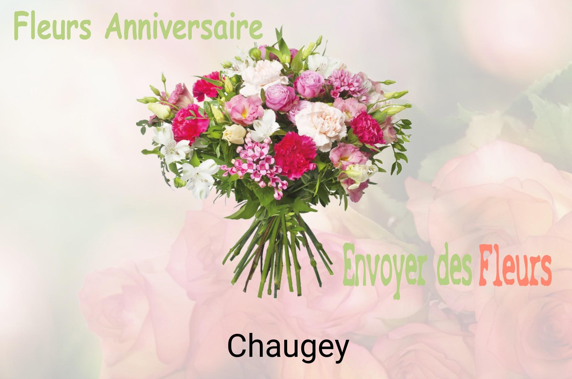 Bouquet de fleurs d’anniversaire livré à Chaugey