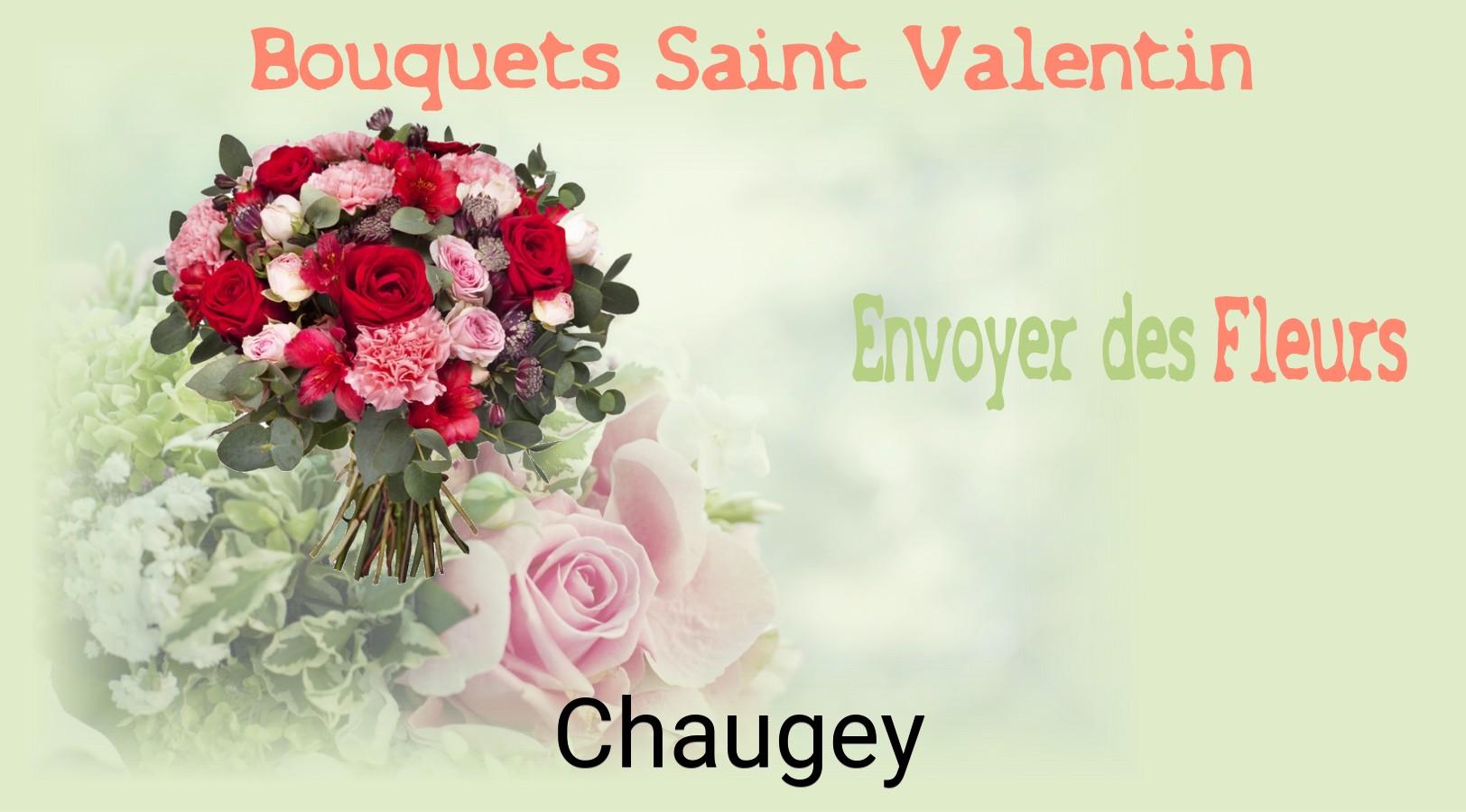 Roses de Saint-Valentin livrées à Chaugey